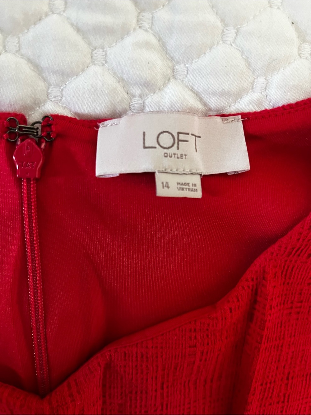 Red Loft Wrap Dress
